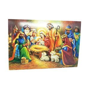 Fantus Paper Products Baby Jesus Embossed Holiday Greeting Card